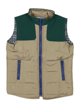 Load image into Gallery viewer, Khaki And Green Aztec Stripe Vest
