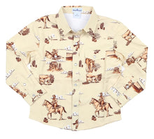 Load image into Gallery viewer, Cattle Drive Pearl Snap Long Sleeve Shirt
