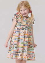 Load image into Gallery viewer, Stevie Dress - Colored Pencils
