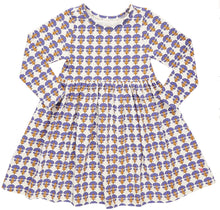 Load image into Gallery viewer, Organic Steph Dress - Stamp Flower
