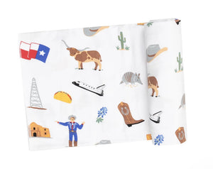 Texas Swaddle Blanket