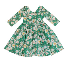 Load image into Gallery viewer, Rubina Twirl Dress - Vintage Greens
