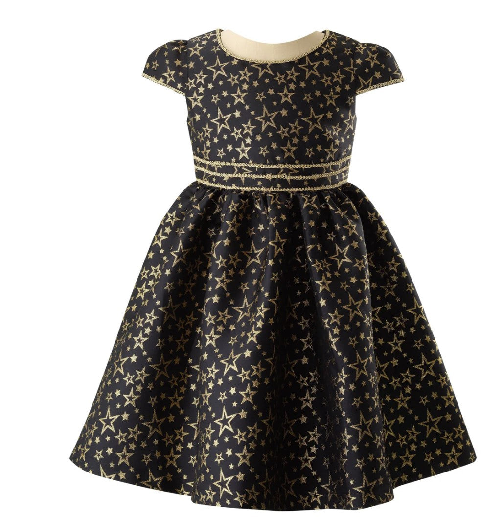 Star Damask Dress Belles & Beaux Star Damask Dress Belles & Beaux