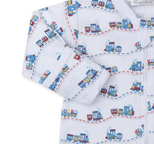 Load image into Gallery viewer, Rambling Railroad Footie With Zipper
