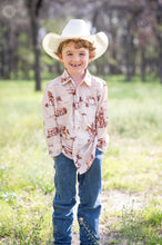 Load image into Gallery viewer, Cattle Drive Pearl Snap Long Sleeve Shirt
