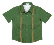 Load image into Gallery viewer, Post Oak And Blaze Guayabera Short Sleeve Shirt
