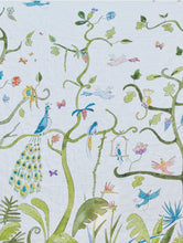 Load image into Gallery viewer, Tropical Chinoiserie Shawl Blanket - Multi
