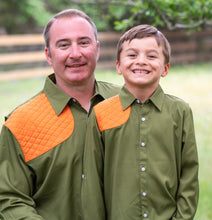 Load image into Gallery viewer, Post Oak And Blaze Orange Long Sleeve Shirt
