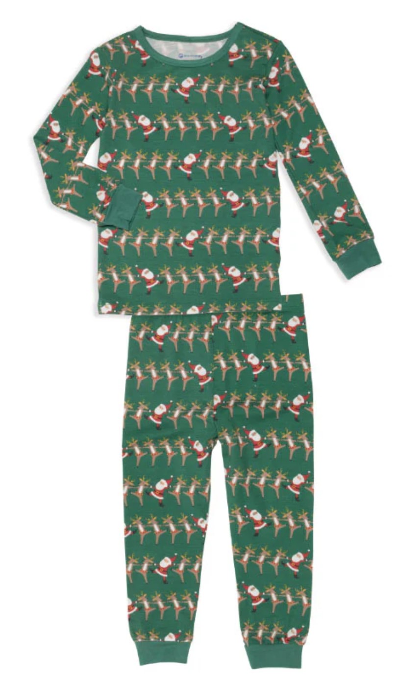 Christmas Can Can Modal Long Sleeve Pajama Set