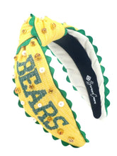 Load image into Gallery viewer, Sic&#39; Em Bears Cross Stitch Headband
