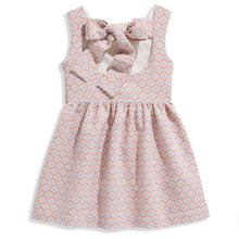 Load image into Gallery viewer, Angelina Dress - Tangerine Floral Jacquard
