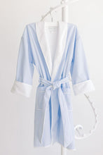 Load image into Gallery viewer, Blue Stripe Bathrobe
