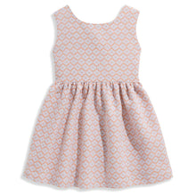 Load image into Gallery viewer, Angelina Dress - Tangerine Floral Jacquard
