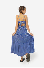 Load image into Gallery viewer, Daniella Maxi Dress - Blue And White Stripe
