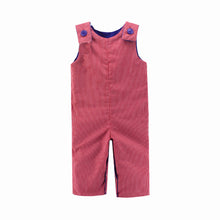 Load image into Gallery viewer, Royal Blue Corduroy Ashton Reversible Longall With Christmas Truck Applique
