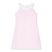 Load image into Gallery viewer, Stripe Pique Dress With Side Buttons
