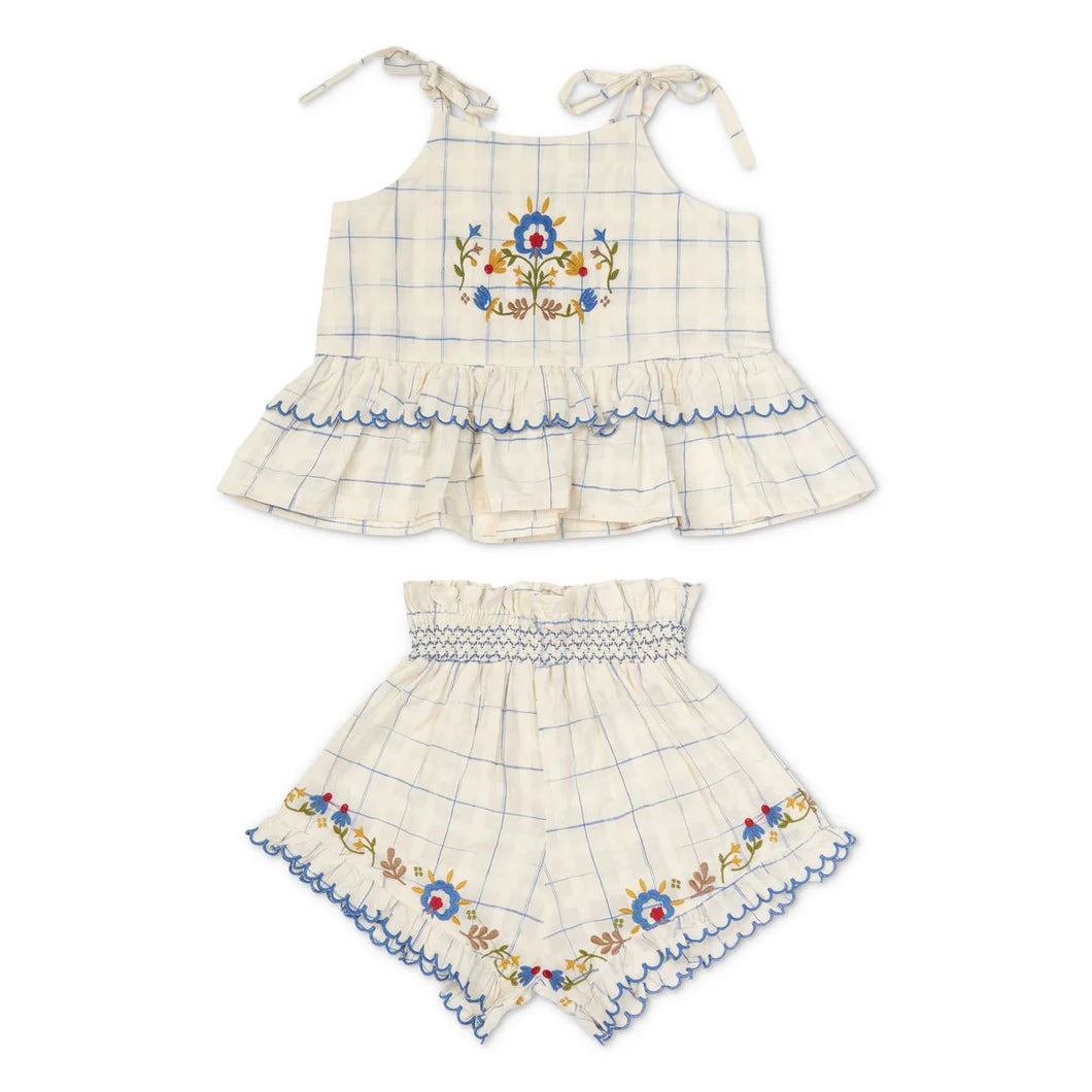 Summer Blossom Set - Space Dye Checks