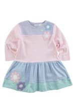 Load image into Gallery viewer, Stripe Knit Dress With Flowers
