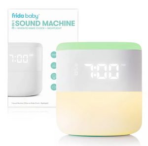 3-In-1 Portable Sound Machine With Clock And Nightlight