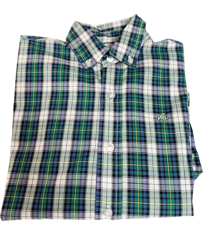 Nobel Plaid Button Down