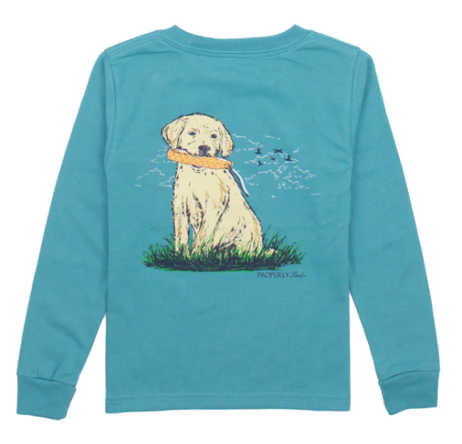 Fetch Long Sleeve Tee - Emerald