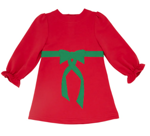 Eliza's Applique Dress - Richmond Red/Kiawah Kelly Green