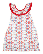 Load image into Gallery viewer, Red White And Blue Floral Josie Dress
