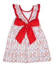 Load image into Gallery viewer, Red White And Blue Floral Josie Dress
