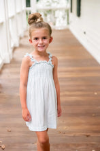 Load image into Gallery viewer, Mary Dress - Aqua Stripe
