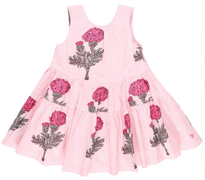 Eloise Dress - Blush Marigold