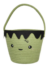 Load image into Gallery viewer, Frankenstein Rope Halloween Basket
