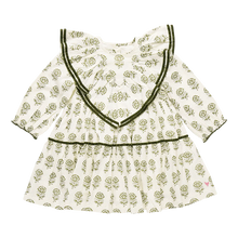 Load image into Gallery viewer, Raphaela Dress - Olive Rose Floral
