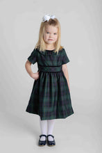 Load image into Gallery viewer, Plaid Dress with Neck Ruffle
