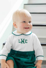 Load image into Gallery viewer, Pique And Velvet Long Sleeve All In One Shortall
