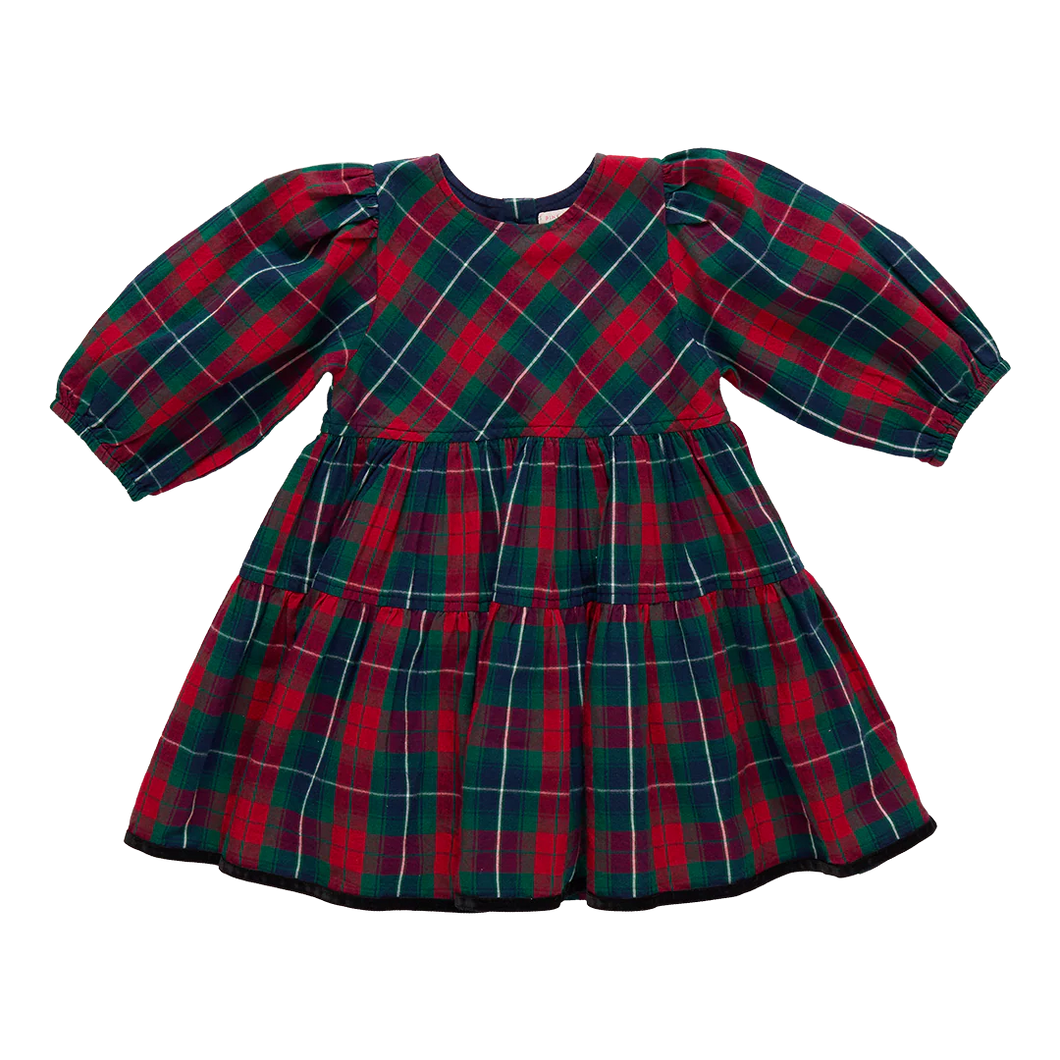 Red Tartan Maribelle Dress