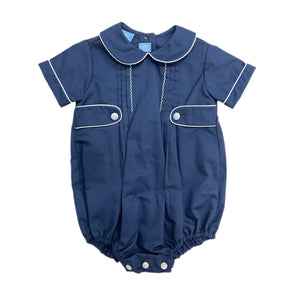 Viyella Navy Blue Boys Bubble