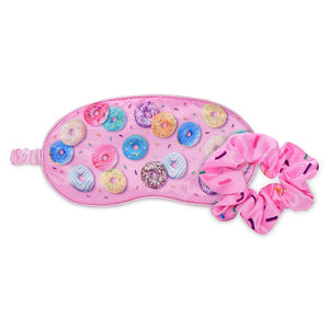 Go Donuts Eye Mask And Scrunchie Set