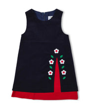 Load image into Gallery viewer, Corduroy Jumper With Flowers
