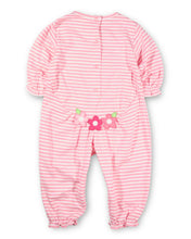Load image into Gallery viewer, Stripe Knit Longall With Flowers
