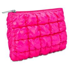 Load image into Gallery viewer, Hot Pink Shiny Puffer Pouch

