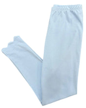 Load image into Gallery viewer, Blue Knit Scallop Leggings

