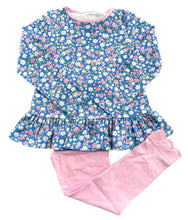 Load image into Gallery viewer, Fall Floral Knit Peggy Peplum Legging Set
