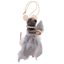 Load image into Gallery viewer, Ballerina Mice Felt Ornaments -Assorted
