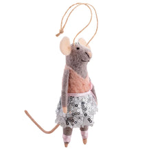 Load image into Gallery viewer, Ballerina Mice Felt Ornaments -Assorted
