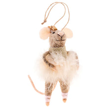 Load image into Gallery viewer, Ballerina Mice Felt Ornaments -Assorted
