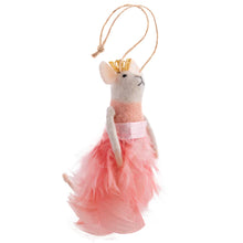 Load image into Gallery viewer, Ballerina Mice Felt Ornaments -Assorted
