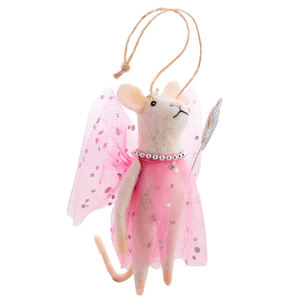 Fairy Mice Felt Ornaments