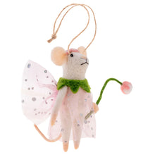 Load image into Gallery viewer, Fairy Mice Felt Ornaments
