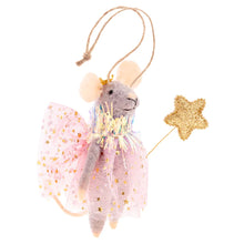 Load image into Gallery viewer, Fairy Mice Felt Ornaments
