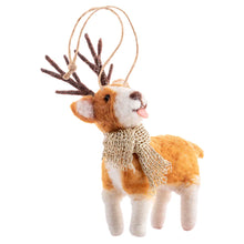 Load image into Gallery viewer, Reindeer Dogs Felt Ornaments - Assorted
